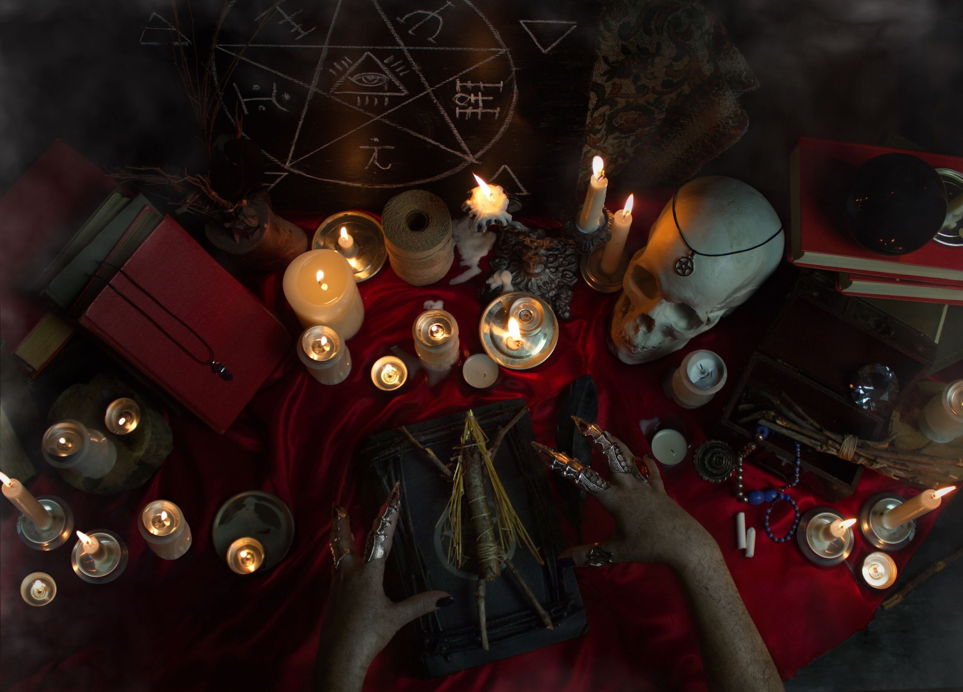 Ritual with Voodoo doll